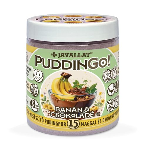 Javallat PuddinGo! Instant Pudingpor (Banán-csokoládé) 300 g