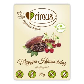 Primus Meggy-Kakaó Keksz Gluténmentes 80 g