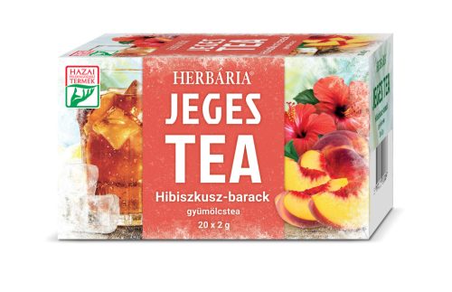 Herbária jeges tea (hibiszkusz-barack) 20x2 g