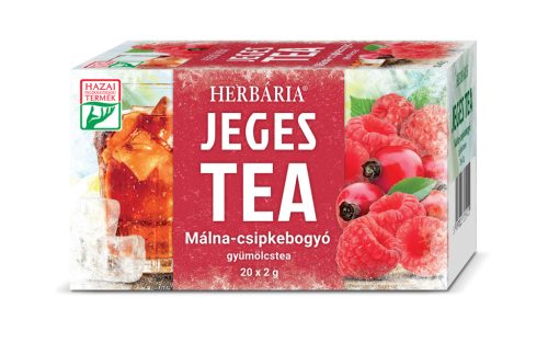Herbária jeges tea (málna-csipkebogyó) 20x2 g