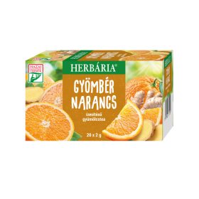 Herbária filteres gyümölcstea (gyömbér-narancs) 20x2 g
