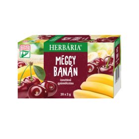 Herbária filteres gyümölcstea (meggy-banán) 20x2 g