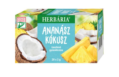 Herbária filteres gyümölcstea (ananász-kókusz) 20x2 g