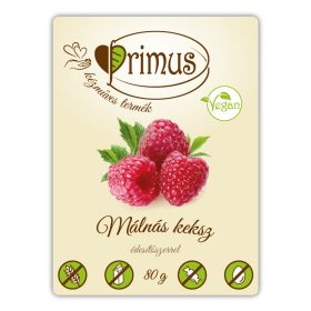 Primus Málnás Keksz Gluténmentes 80 g