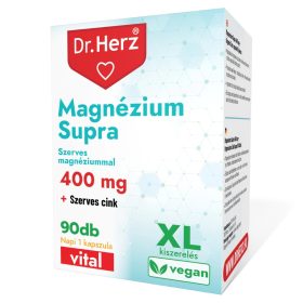   Dr. Herz Magnézium Supra 400 mg + Szerves Cink kapszula XL 90 db