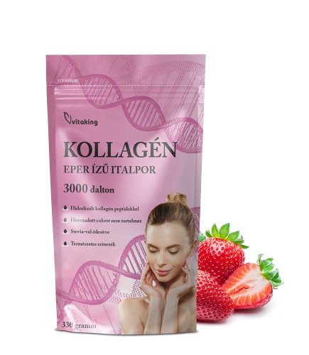 Vitaking Tasakos marhakollagén por (Eper) 330 g