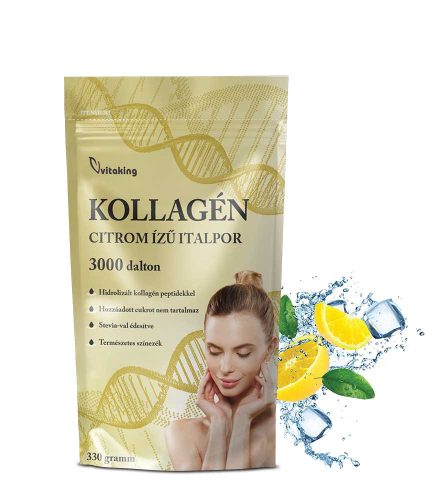 Vitaking Tasakos marhakollagén por (Citrom) 330 g