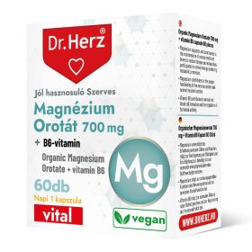 Dr. Herz Magnézium Orotát 700 mg + B6-vitamin 60 db