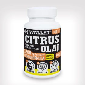   Javallat Forte Citrus olaj kapszula 60 db – természetes C-vitamin csipkebogyóval