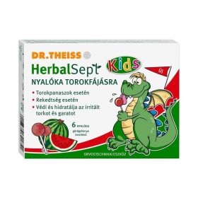   Dr. Theiss HerbalSept Kids nyalóka torokfájásra (Görögdinnye) 6 db