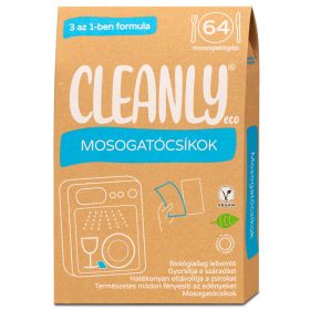 Cleanly Eco Mosogatócsíkok 3in1 64 db