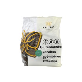Natural Gluténmentes Karob-Gyömbéres Rizskeksz 150 g