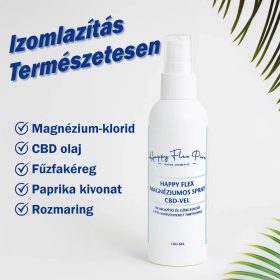 Happy Flex Magnéziumos Spray CBD-vel 100 ml