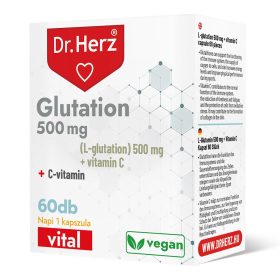 Dr. Herz Glutation 500 mg + C-vitamin 60 db