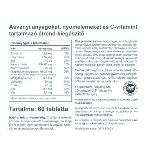 Vitaking Ultimate Mineral 60 db