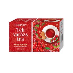 Herbária Téli Varázs pirosbogyós ízesítésű filteres gyümölcstea 20 × 1,5 g