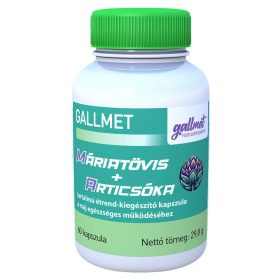 Gallmet Máriatövis + Articsóka kapszula 60 db