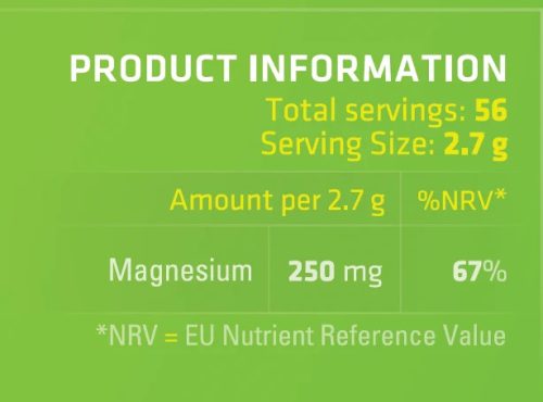 ITL Health MAG365 Magnéziumpor (Ízesítetlen) 150 g
