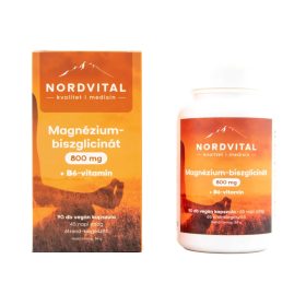 Nordvital Magnézium-biszglicinát + B6 90 db