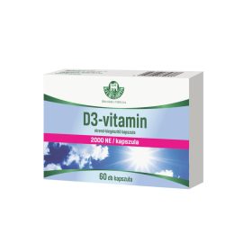 Herbária D3-vitamin 2000 NE kapszula csomag 2×60 db
