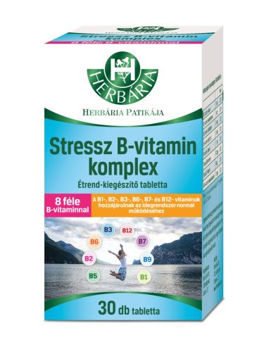 Herbária Stressz B-vitamin komplex tabletta duopack 2×30 db