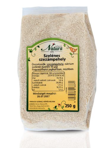 Dénes Natura szelénes szezámpehely 250 g