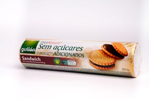 Gullon diab.szendvicskeksz étcsokis 250 g