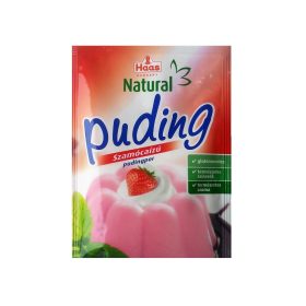 Haas puding szamóca 40gr