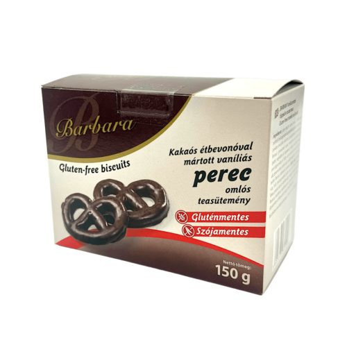 Barbara vaníliás perec étcsokoládéban 150 g