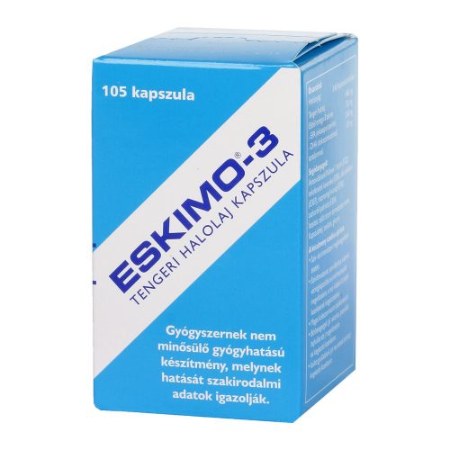 Eskimo-3 tengeri halolaj kapszula 105 db