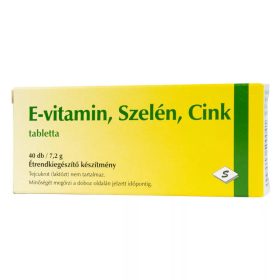 E-vit+szelén+cink tabletta 40 db