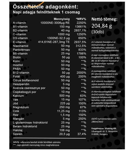 Vitaking Multi Profi Basic vitamincsomag