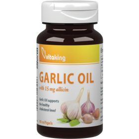 Vitaking fokhagymaolaj kapszula + 15 mg Allicin 90 db