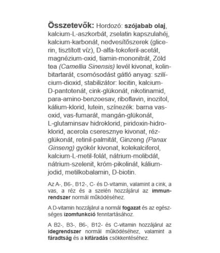 Vitaking Multi Liquid Plus vitamin 30 db