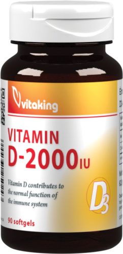 Vitaking D3-vitamin 2000 NE kapszula 90db