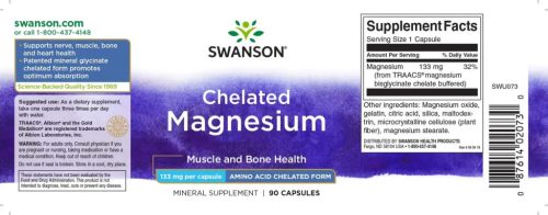 Swanson Magnézium-glicinát 133 mg 90 db