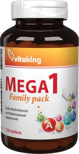 Vitaking Mega 1 Family multivitamin 120 db