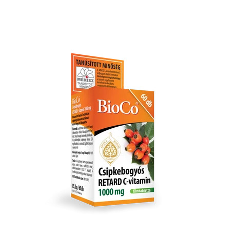 BioCo Csipkebogyós Retard C-vitamin 1000 mg 60 db