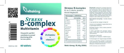 Vitaking Stressz B-komplex 60 db