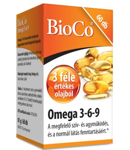 BioCo Omega 3-6-9 kapszula 60 db
