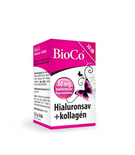 BioCo hialuronsav+kollagén kapszula 30 db
