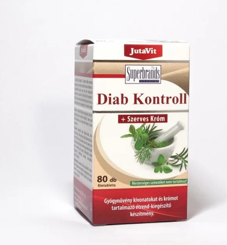 Jutavit Diab Kontroll + Szerves króm 80 db
