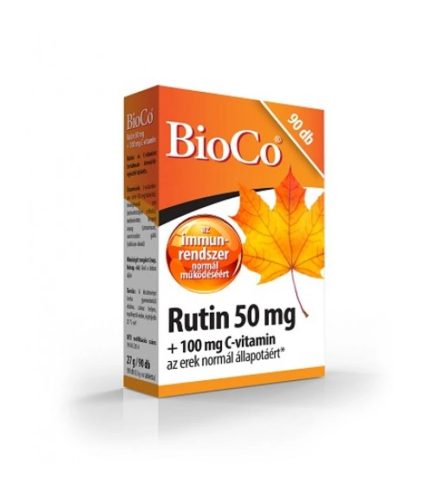 BioCo Rutin 50 mg + C-vitamin 100 mg 90 db