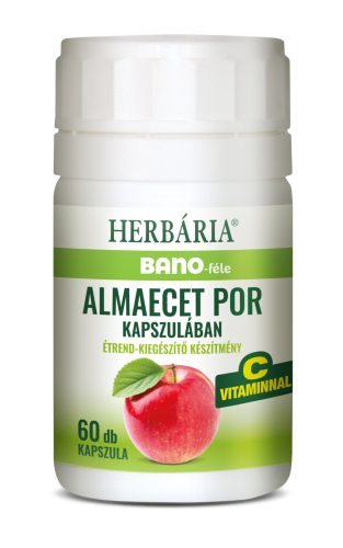 Herbária Bano-féle almaecet por kapszula C-vitaminnal 60 db