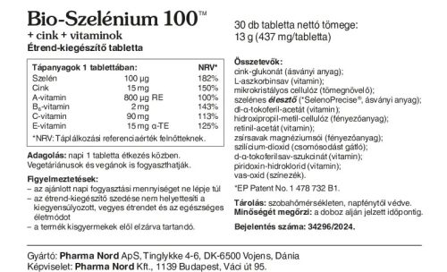 Bio-Szelénium+Cink+Vitaminok 30 db