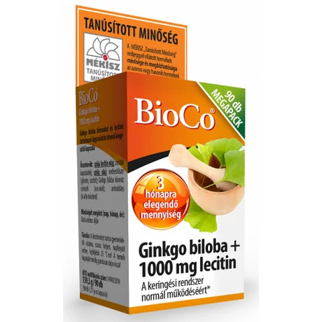 BioCo Ginkgo biloba + 1000 mg Lecitin 90 db