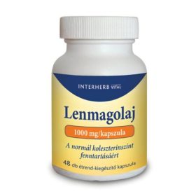 Interherb Lenmagolaj 1000 mg kapszula 48 db