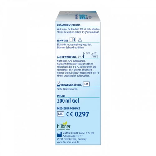 Hübner silicea gél 200 ml