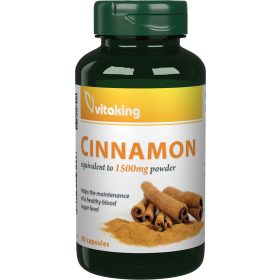 Vitaking Fahéj kéreg kapszula 375 mg 90 db