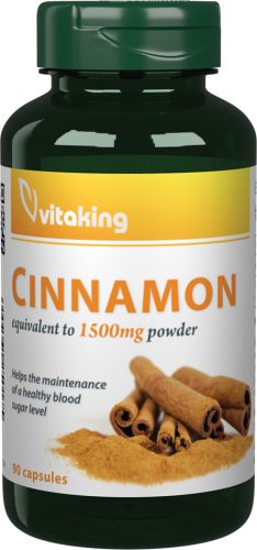 Vitaking Fahéj kéreg kapszula 375 mg 90 db